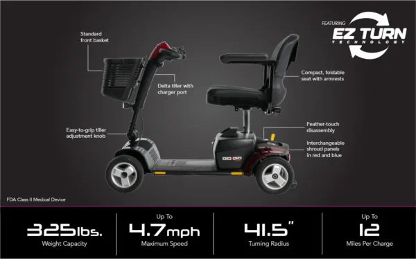 Go Go® Sport – Compact Travel Scooter